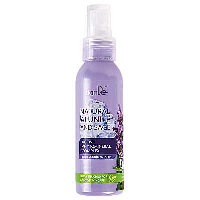 Natural Alunite and Sage Body Deodorant Spray 100 ml