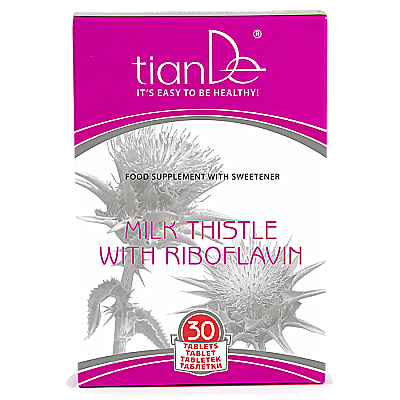 Milk thistle with Riboflavin 30 tablets