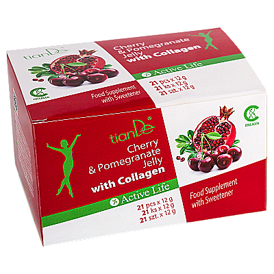 Cherry&Pomegranate Jelly with Collagen 21 pcs of 12 g