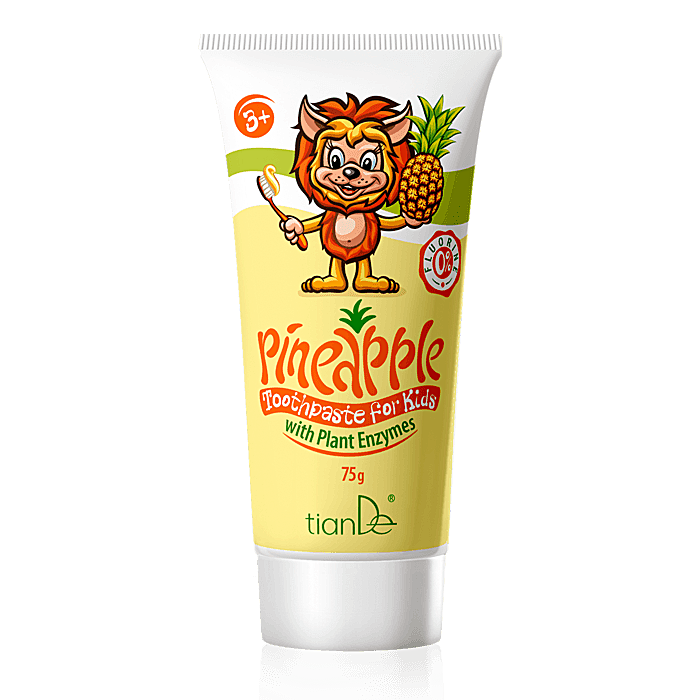 Pineapple Toothpaste with Plant Enzymes for Kids 75 g