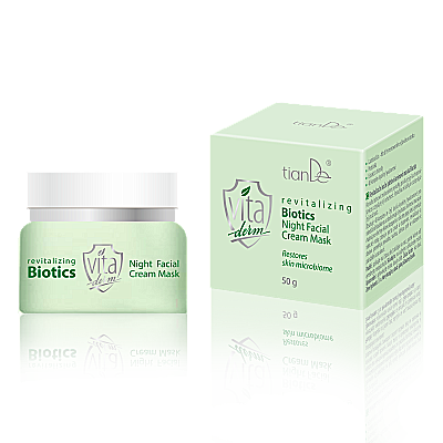 Biotics revitalizing night skin cream mask, 50 g