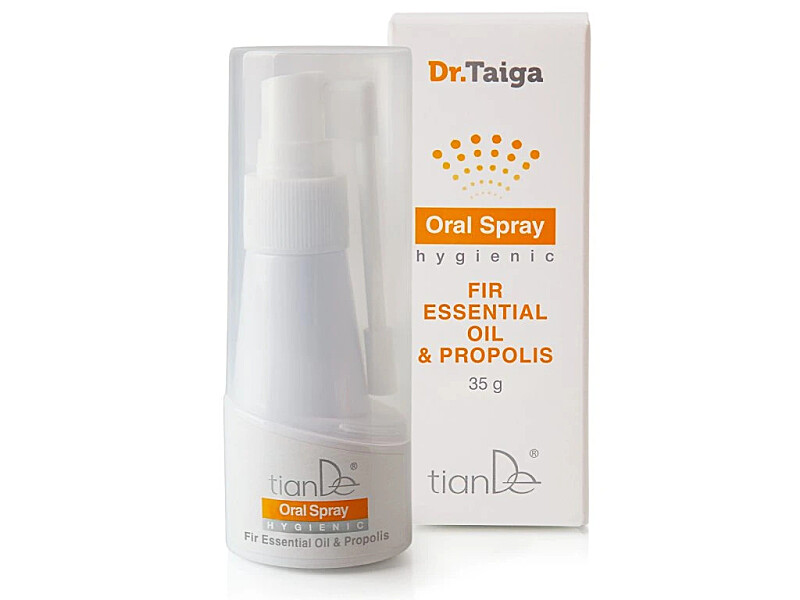 Hygienic oral spray Edible essential oil and propolis, 35 g