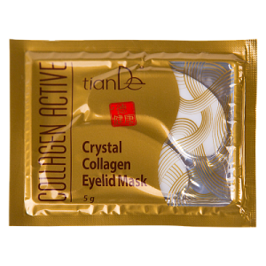 Crystal Collagen Mask on Eyelids