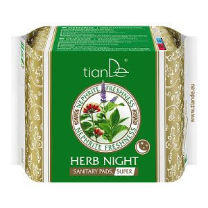 Nephrite Freshness Herb Night Sanitary Pads, Super 10 ks