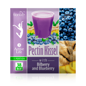 Pectin Kissel with Bilberry and Blueberry 15 g