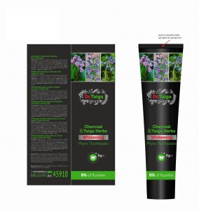 Charcoal & Taiga Herbs Whitening Phyto Toothpaste 120 g