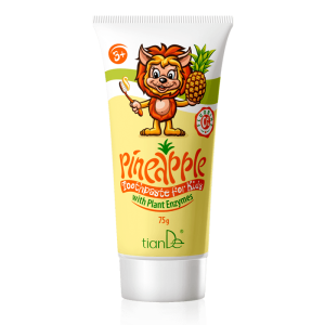 Pineapple Toothpaste with Plant Enzymes for Kids 75 g