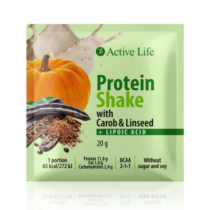 Protein Shake with Carob & Linseed with sweetener 20 g