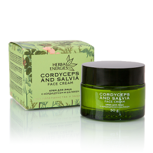 Skin cream with cordyceps and sage Herbal Energie, 50g