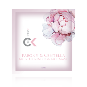 Hydrating facial PGA-mask with peony and Asian navel