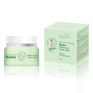 Biotics revitalizing night skin cream mask, 50 g